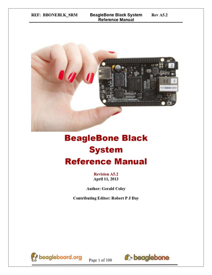 BeagleBone Black Rev C (4GB Flash Memory) docs - Free Download